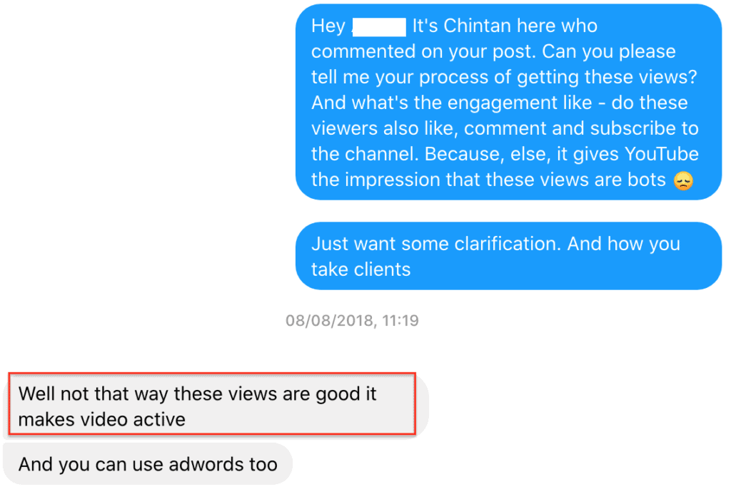與您可以從中購買YouTube用戶的公司交談