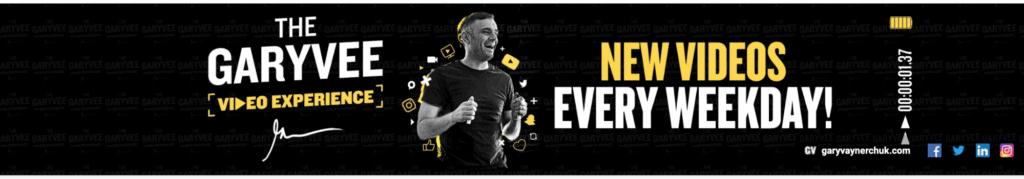 加裏·沃伊涅爾查克(Gary Vaynerchuk)的橫幅圖片,其中包含了他的頭像。