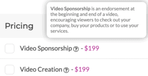 視頻讚助和視頻創作價格在YouTube上賺錢