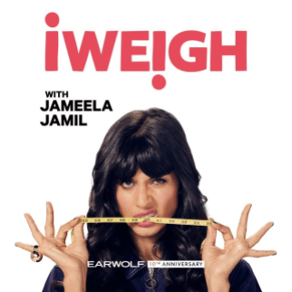 Jameela Jamil的Iweigh播客的封麵